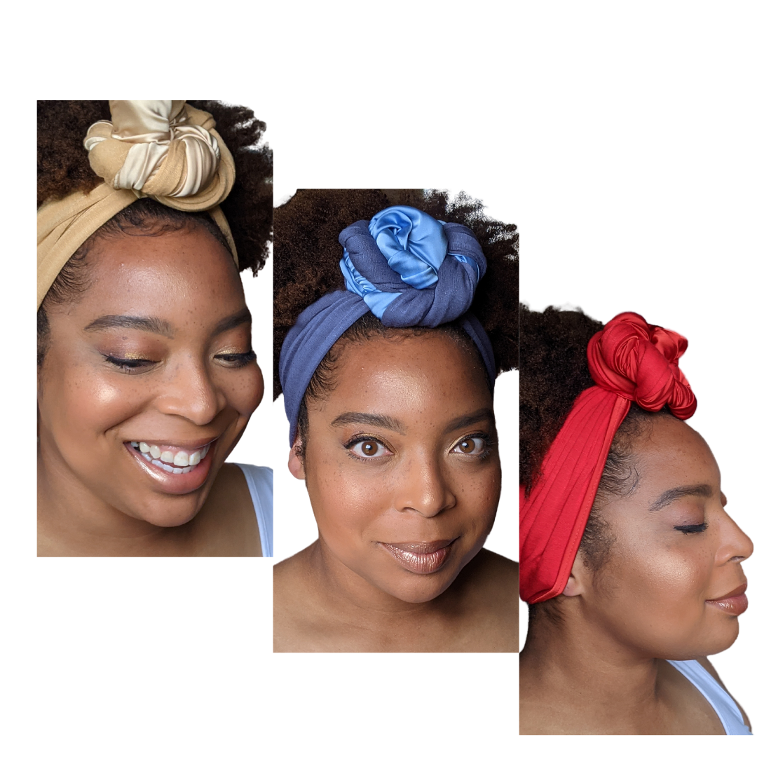 Top-Notch Top-Knot Satin Turban Headband