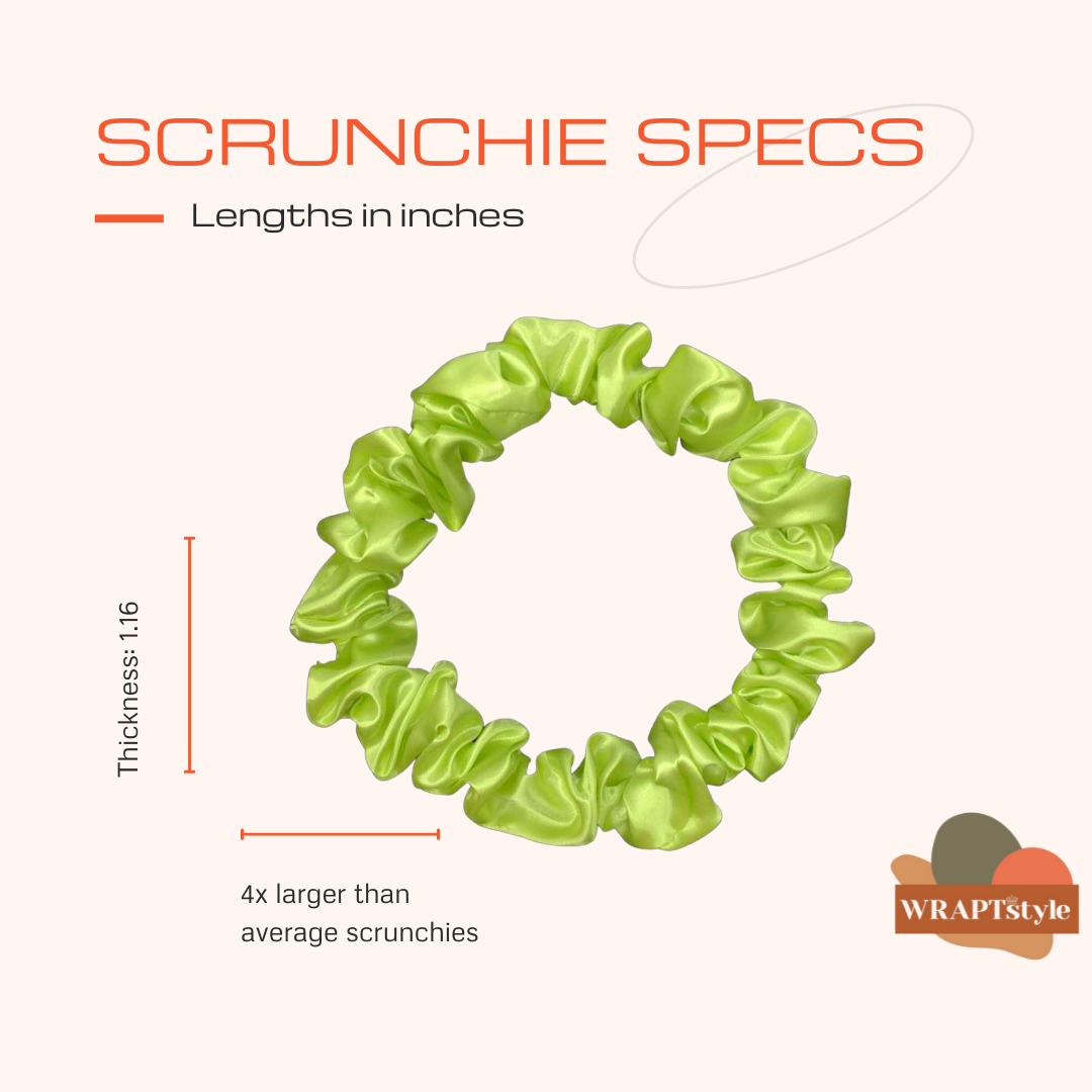 WRAPTScrunchies - Extra-Long Headband Scrunchies for Locs and Puffs(2pk)