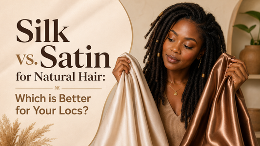 Silk vs. Satin for Natural Hair: Which is Better for Your Locs?
