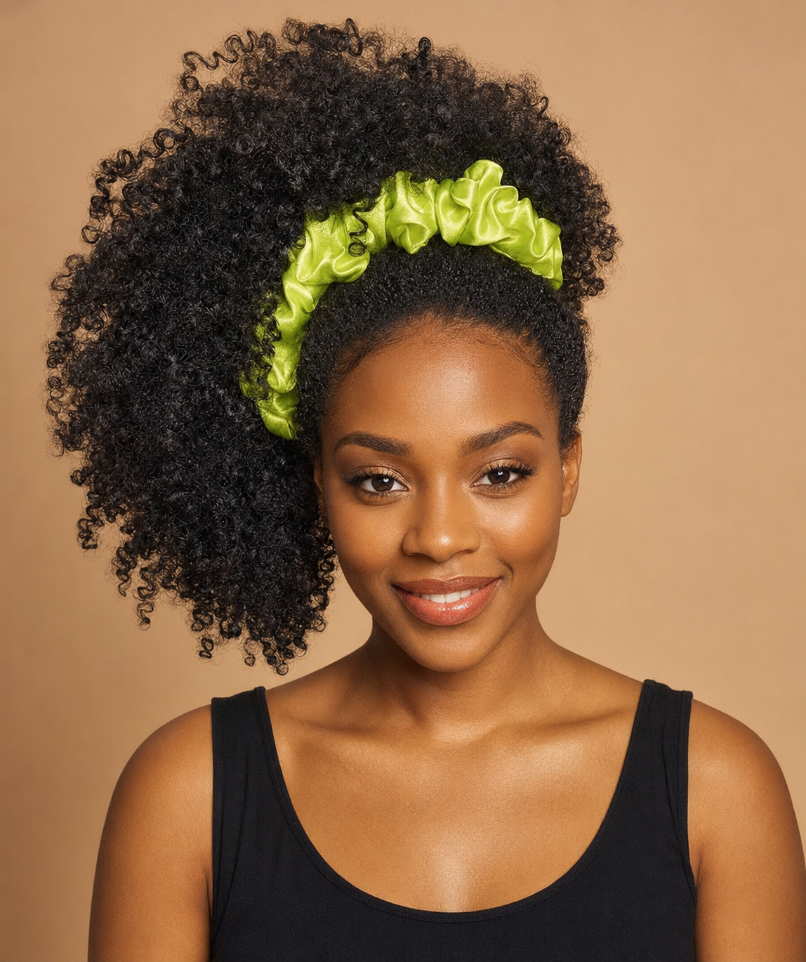 Bold Extra-Large Satin Scrunchies for Locs, Braids & Thick Natural Hair (2pk)