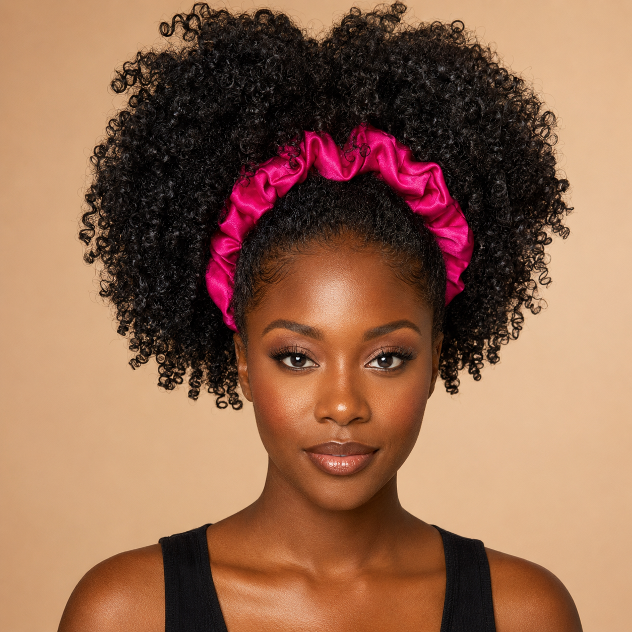 Bold Extra-Large Satin Scrunchies for Locs, Braids & Thick Natural Hair (2pk)